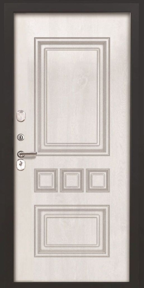 Входная дверь ДвериПРО L-45 фл-608 винорит white DPRO191044 внутренняя сторона